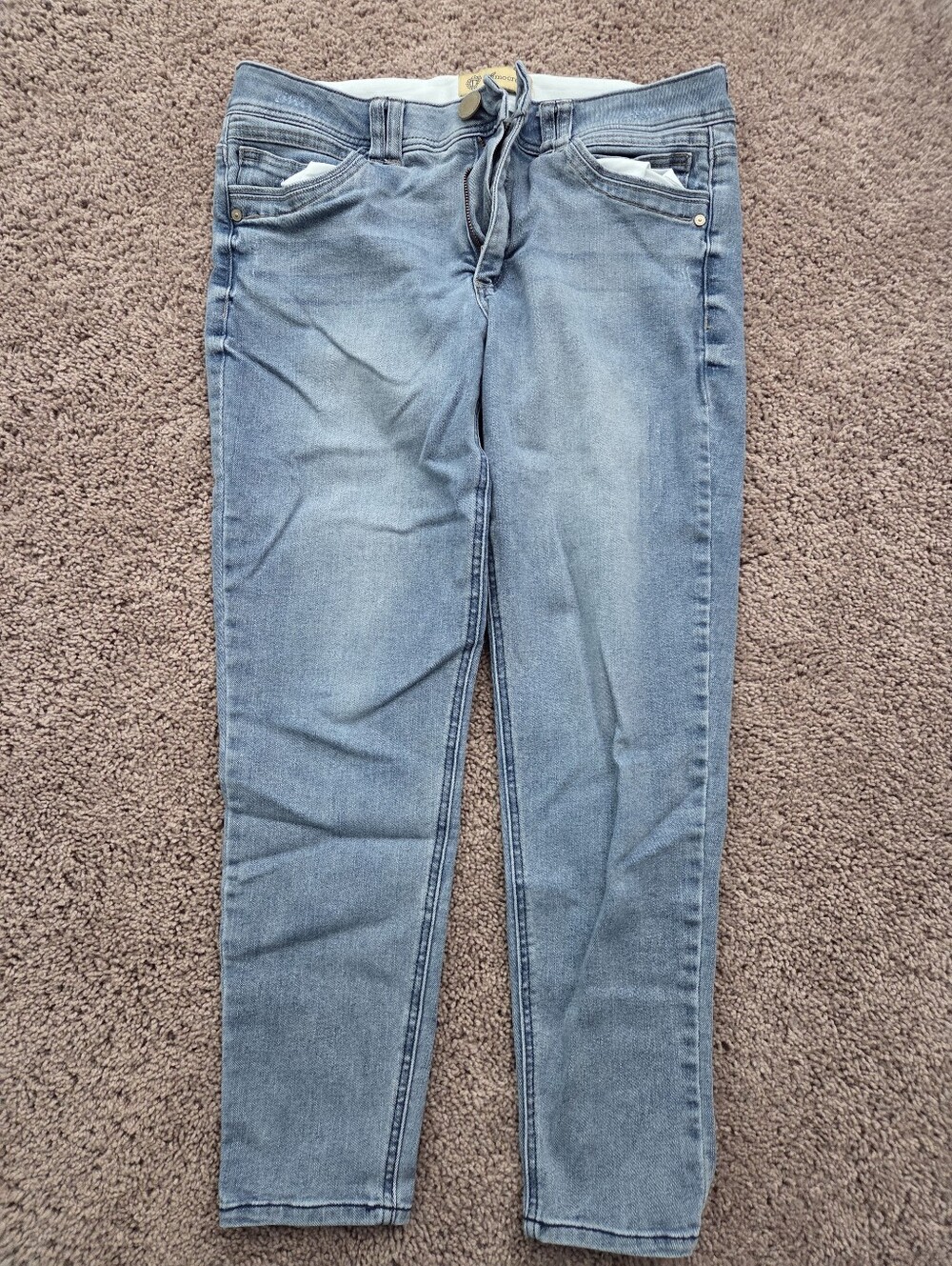 Democracy Women's Ab Solution Vintage Skinny, Wash Light Blue Size 12